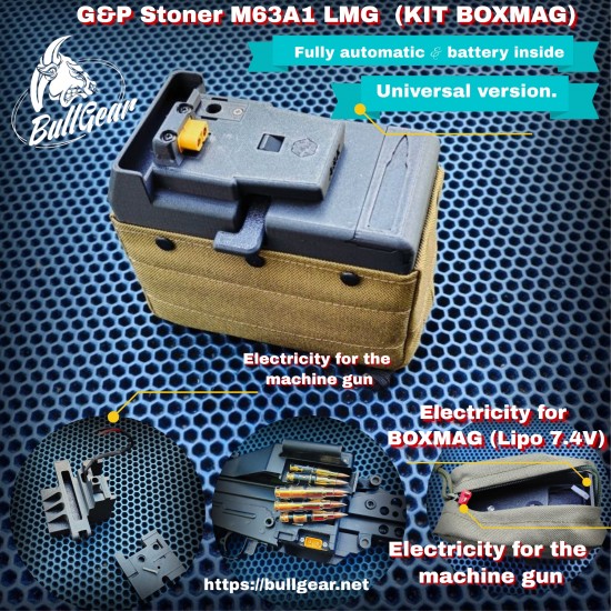 G&P Stoner M63A1 LMG  (KIT BOXMAG) Universal automatic model