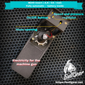 Insert in the M249 BOXMAG ( A&K / CA / real )