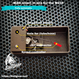 MAG Insert in the original box for the M249 (Automatic model)
